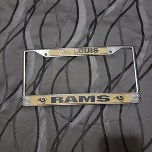 St.louis rams. License. Frame